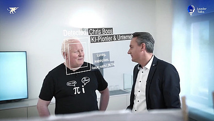 LeaderTalks Folge mit Chris Boos. Das Thema: Künstliche Intelligenz.