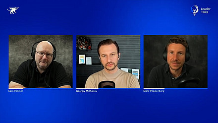 LeaderTalks Folge mit Lars Vollmer und Mark Poppenborg. Das Thema: Future Leadership: Was der Brandherd mit Führung zu tun hat.