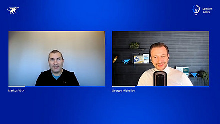 LeaderTalks Folge mit Markus Väth. Das Thema: Musterwechsel in der Wirtschaft, New Work und Bullshit-Bingo.
