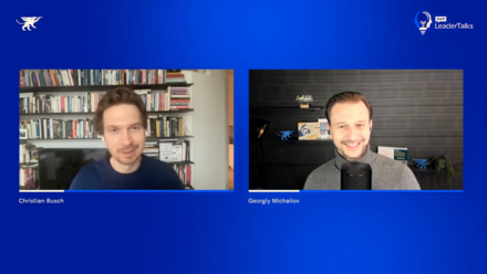 LeaderTalks Folge mit Prof. Dr. Christian Busch. Das Thema: Glücksfall Zufall.