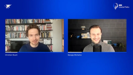 LeaderTalks episode with Prof. Dr. Christian Busch. The topic is about coincidence.
