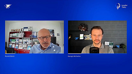 LeaderTalks Folge mit Prof. Dr. Ronald Gleich. Das Thema: Wie man immer auf Kurs bleibt.
